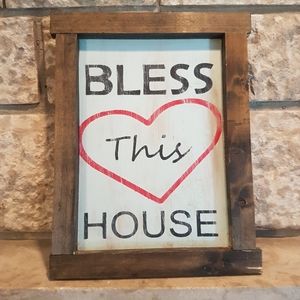 Home decor wood sign
